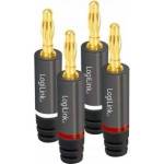 LogiLink audio, banana plug set