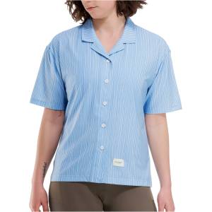 PEPPERMINT Дамска фланелка с къс ръкав за колоездене PEPPERMINT Women's Signature Lightweight Shirt Cycling jersey - Stripes Blueberry (156-2781-0314)