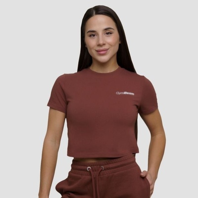 GymBeam Women‘s Agile Cropped T shirt Root – Zboží Dáma