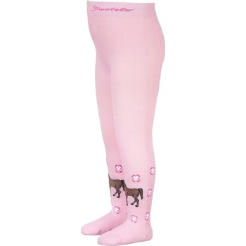 Sterntaler Детски памучен чорапогащник Пони, розов, Sterntaler