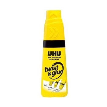 UHU Лепило със смазващ накрайник, универсално, 35 ml, UHU "Twist&Glue" 5077 (5077)