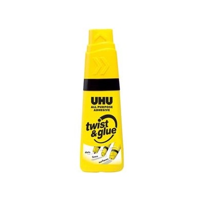 UHU Лепило със смазващ накрайник, универсално, 35 ml, UHU "Twist&Glue" 5077 (5077)
