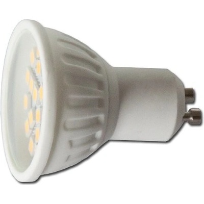 Max úsporná LED žiarovka GU10 4,5W 3000K teplá biela