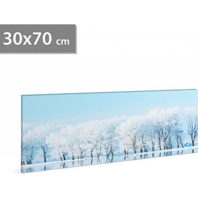 Family Zimní krajina - LED obraz 70x30