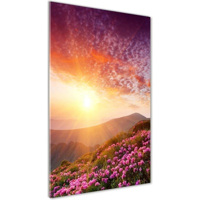 Vertikálny foto obraz sklenený Jarno v horách 50x100 cm