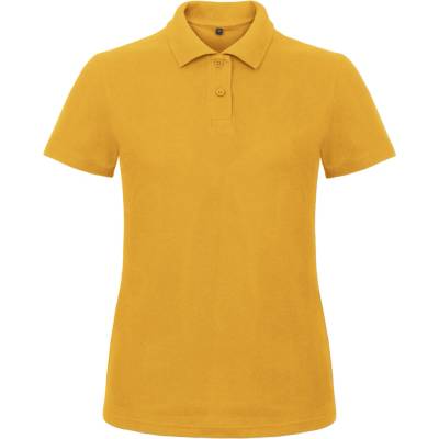 Dámska polokošela B&C Basic oranžová žltá