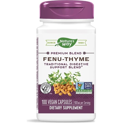 Nature's Way Fenu-Thyme, 450 mg, 100 растителни капсули, Nature's Way
