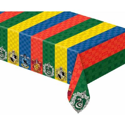 Procos Papírový ubrus Harry Potter Hogwarts Houses 120x180 cm