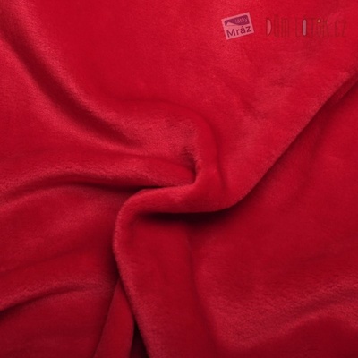 Wellness fleece červený