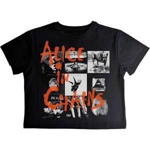 Alice In Chains Albums Montage Black XL Дамски Риза (AICCT27LB04)