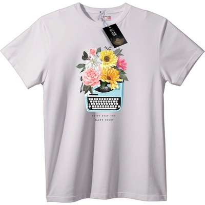 NOONEBRAND Тениска Цветна пишеща машина - XS, Black