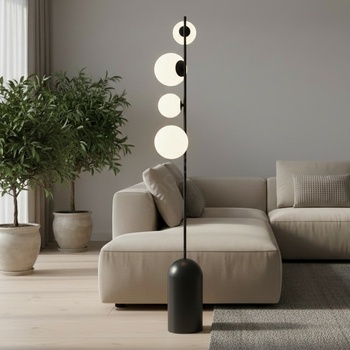 Emibig Подова лампа ETNO 4xG9/8W/230V черна (EB0281)