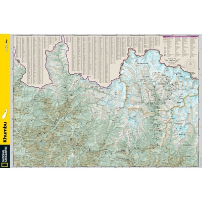 Khumbu Nepál Adventure Map GPS komp. NGS