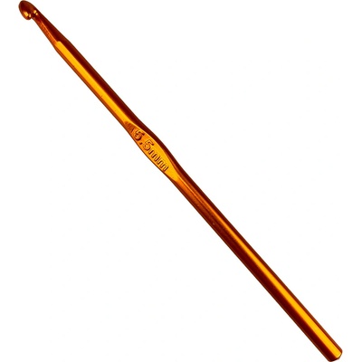 Pro Háčkování Háček kovový 5,5 mm oranžový