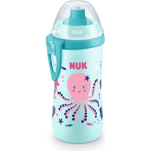 Nuk Шише с клапа Nuk - Junior Cup, Chameleon, 300 ml, 24+ месеца (10255576-Син/Розов)
