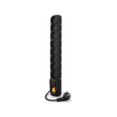 HSK Data Power strip Acar S8 PRO anti-surge 8 sockets 1.5 m black (W0142)