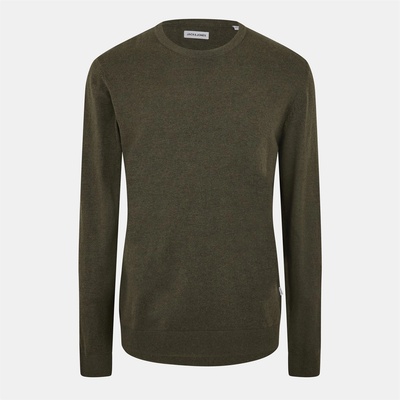 JACK & JONES Блуза Jack and Jones Men's Crew Knitted Sweatshirt - Olive Night