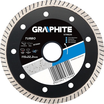 Graphite Kotouč diamantový 115 mm 57H620