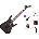 Jackson JS Series Dinky Arch Top JS32Q DKA HT AH Standard SET Transparent Black Burst Електрическа китара