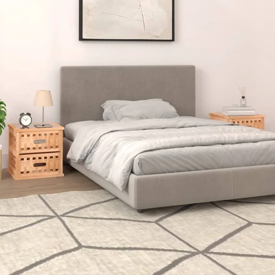 vidaXL Нощни шкафчета, 2 бр, 34x34x34 см, орех масив (350346)