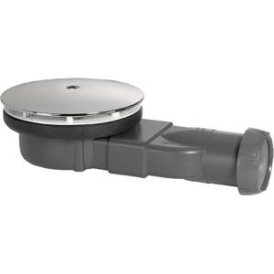 WIRQUIN Сифон за душ корито Wirquin Slim с капак, гланциран хром (30950158)