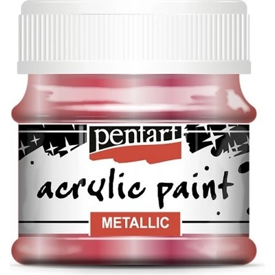 Pentart Akrylová barva metalická 50 ml ČERVENÁ MĚĎ