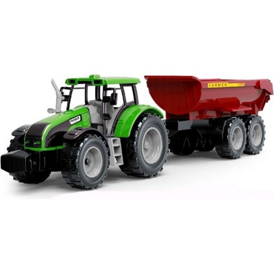 Alltoys Traktor s valníkom zelený