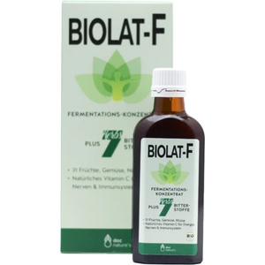 doc nature's Био ферментационен концентрат от 7 билки biolat-f - 100 мл