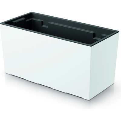 Prosperplast Květináč 40 x 18 x 19,5 cm plast bílý