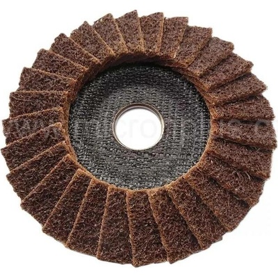 Lamelový kotouč Polimaxx 125x22,23 Brusné rouno DRONCO Lamelový kotouč Polimaxx 1, 125x22,23 Coarse, Brusné rouno DRONCO, hnědý