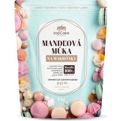 topCake Mandlová mouka jemně mletá z blanšírovaných mandlí 1000 g