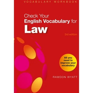 Check Your English Vocabulary for Law | Rawdon Wyatt (ISBN: 9781399405645)