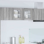 vidaXL Висящ шкаф Сив Сонома 40 x 31 x 40 см Инженерна дървесина (884204)
