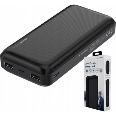 Gembird PB20-02 20000 mAh black