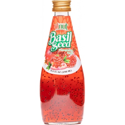 VINUT Nápoj so semienkami bazalky granátové jablko 290 ml