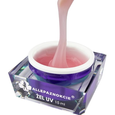 Allepaznokcie Stavebný UV/LED gél Perfect French Rose 15 ml