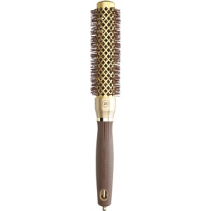 Olivia Garden Expert Blowout Speed Wavy Bristles Brush Gold and Brown 25 mm