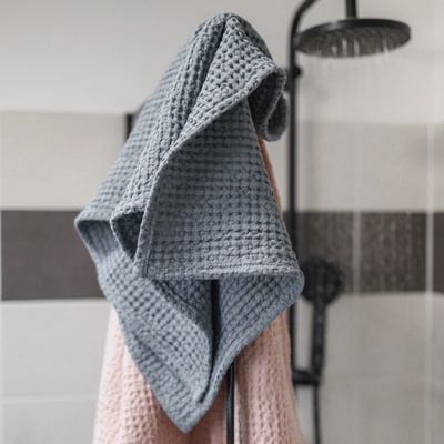 Tululum Vaflová osuška šedomodrá 100 x 150 cm