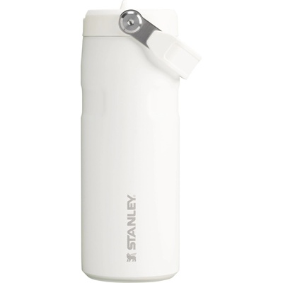 STANLEY 1913 Flip Straw drinking bottle with straw 0.47L - Thermo mug Cools for 8 hours - Ice cold for 40 hours - BPA-free - Leak-proof - For cup holders - Dishwasher safe - Frost - 100000112669
