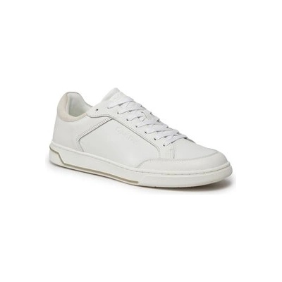Calvin Klein Сникърси Low Top Lace Up Lth HM0HM01455 Бял (Low Top Lace Up Lth HM0HM01455)
