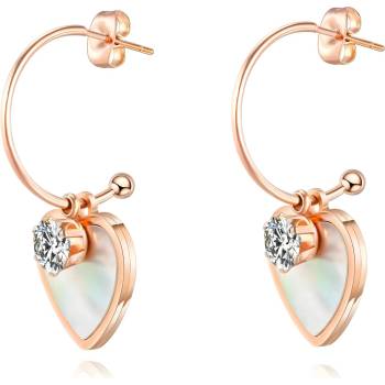 HARAHU Обеците am-15258 - Златна / Розова kp15258 (am-15258)