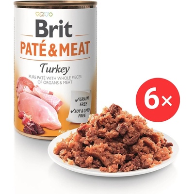 Brit Paté & Meat Turkey 6 x 400 g