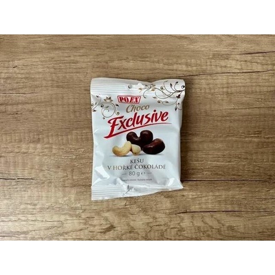 Choco Exclusive Kešu v hořké čokoládě 80 g