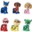 Spin Master Paw Patrol: Der Mighty Kinofilm, Geschenkset mit 6 Superhelden-Spielfiguren