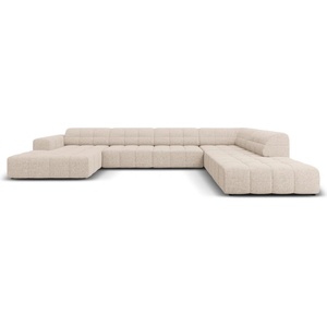 Cosmopolitan Design Бежов ъглов диван (десен ъгъл/"U") Chicago - Cosmopolitan Design (COS_UR_140_F1_CHICAGO2)