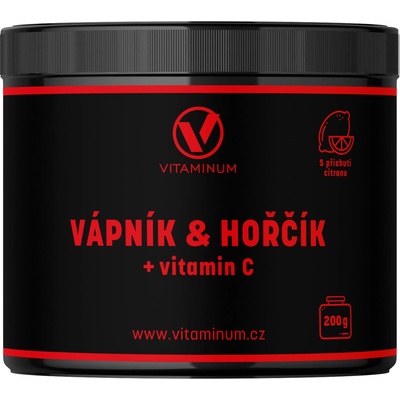 Vitaminum VÁPNÍK & HOŘČÍK + vitamin C Citrón 200 g
