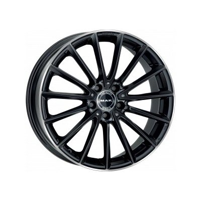 MAK KOMET 9x20 5x112 ET41 gloss black mirror ring