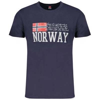 Norway 1963 pánské tričko s krátkým rukávem modré