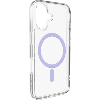 Калъф Puro Lite Mag TPU+PC, съвместим с MagSafe за iPhone 17 - прозрачен с розов пръстен (PUIPC1763LITEMPINK)
