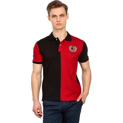 Grand Polo Club Gpc polo Мъжка тениска - Черна/Червена 21156890 (263594_Черно/Червено)
